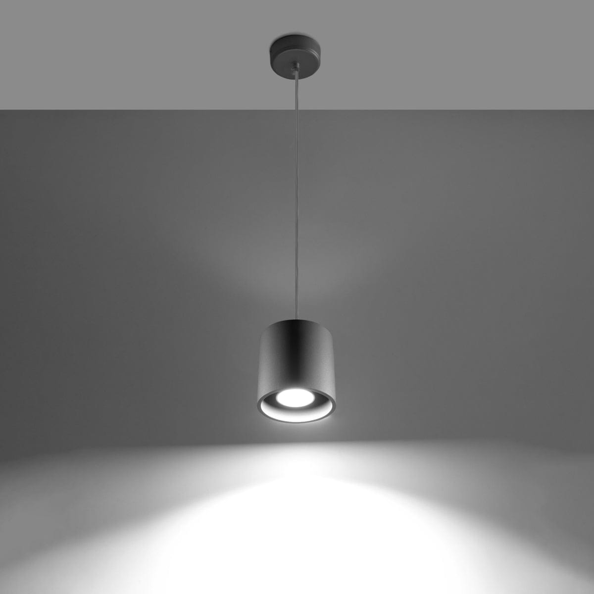 Orbis Gray Tak- & Vägglampa - Cylindrisk Design - Minimalistisk Belysning Carvallo