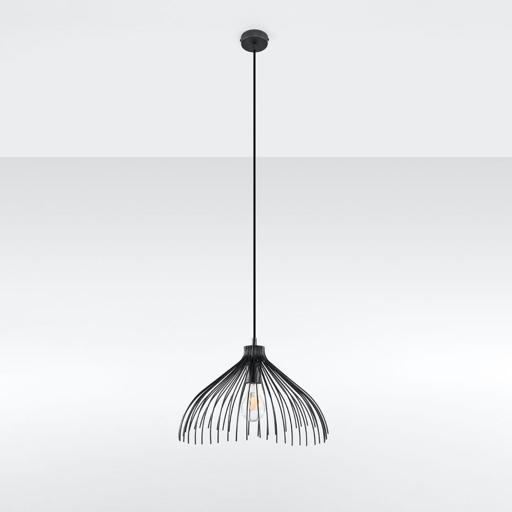 Hängande lampa stål Umb industriell design E27 Carvallo