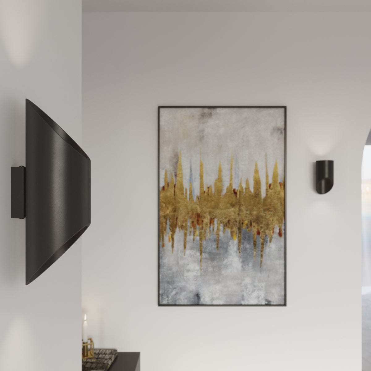 Penne Svart Aluminium Vägglampa - Minimalistisk G9 LED Lampa - 10x12x30 cm Carvallo