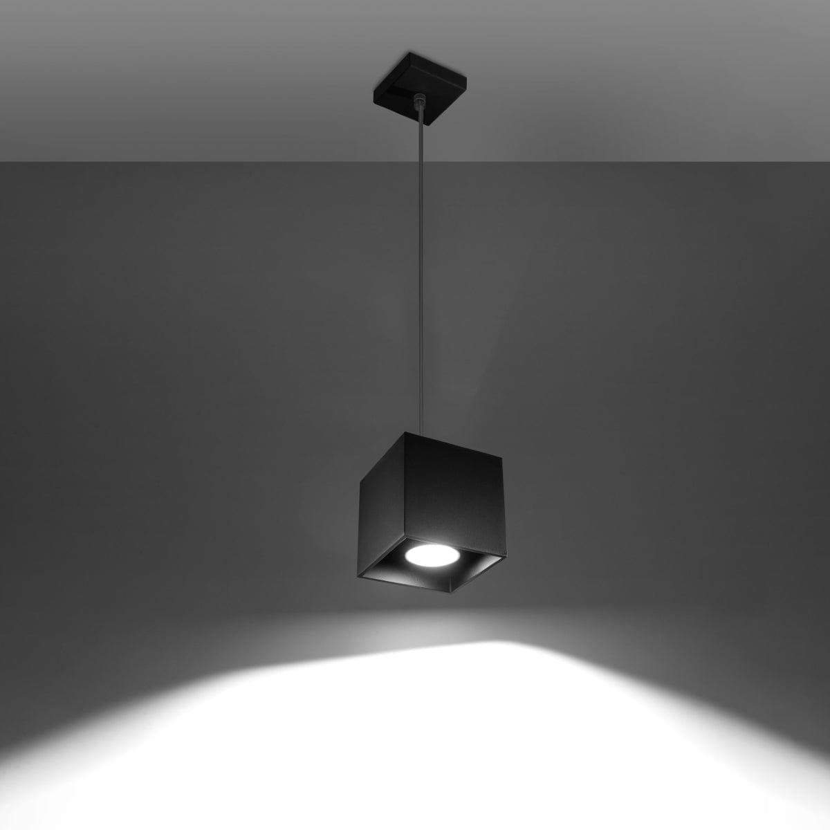 Quad Black Taklampa - GU10 Lampa - Modern Aluminiumdesign - 10x110 cm Carvallo