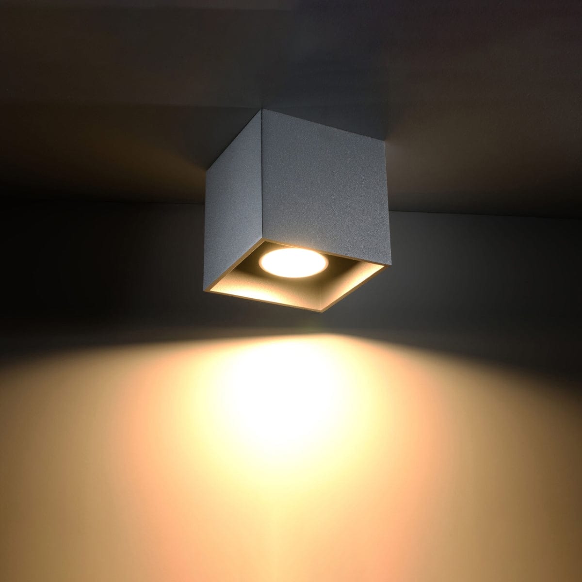 Quad Gray Aluminum Taklampa - Modern Stil - Justerbar Belysning - LED Kompatibel Carvallo