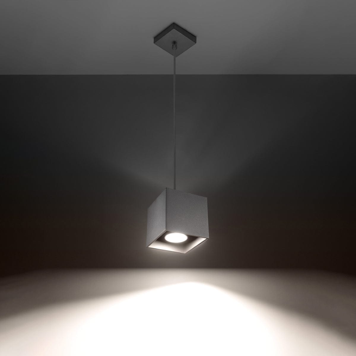 Quad Gray Ceiling Lamp - GU10 Light - Sleek Aluminum Design - 10x110 cm Carvallo
