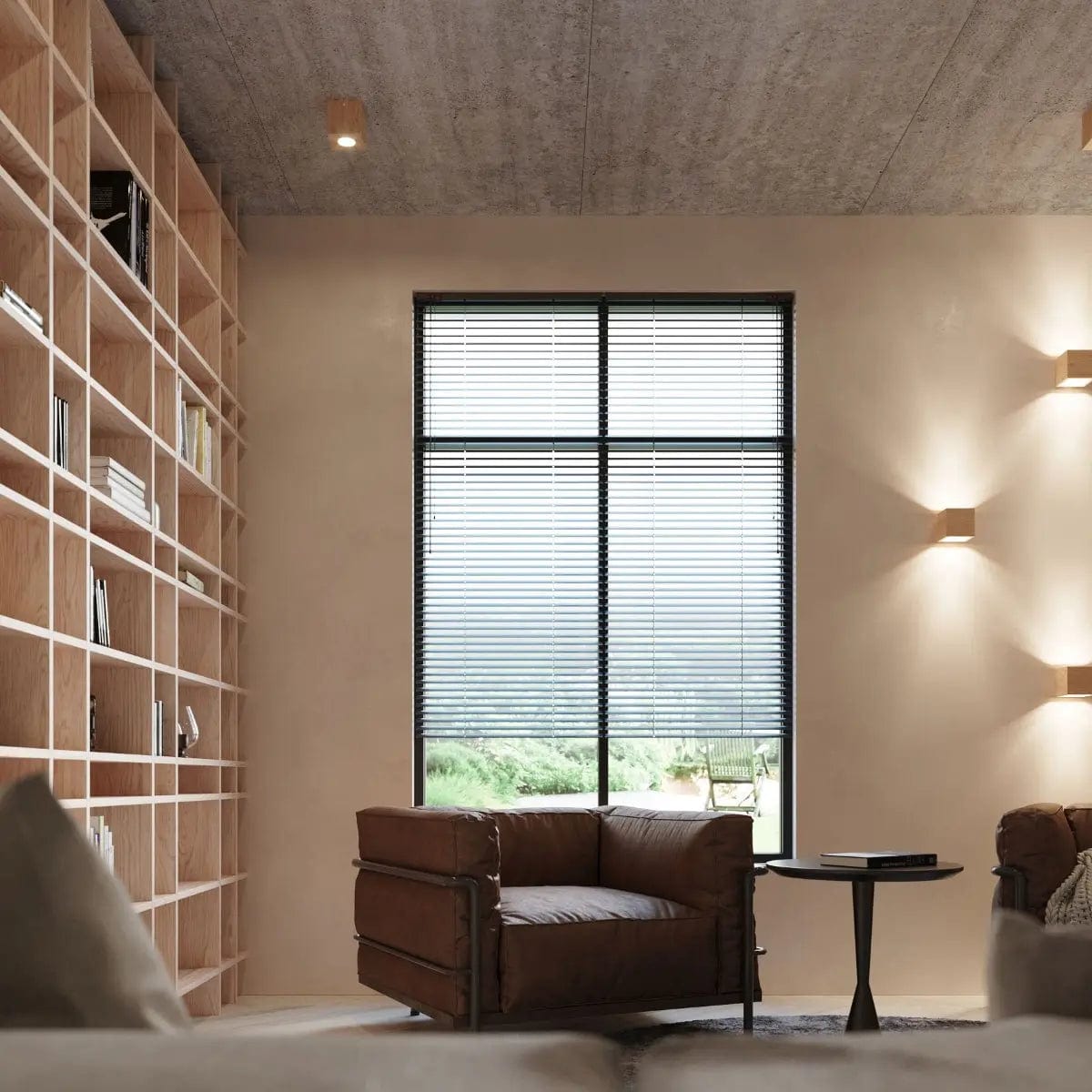 QUAD Naturlig Trä Taklampa - Minimalistisk Design - Lätt att Rengöra - Snabb Installation - Naturlig Träfinish - Utbytbara GU10 Ljuskällor Carvallo