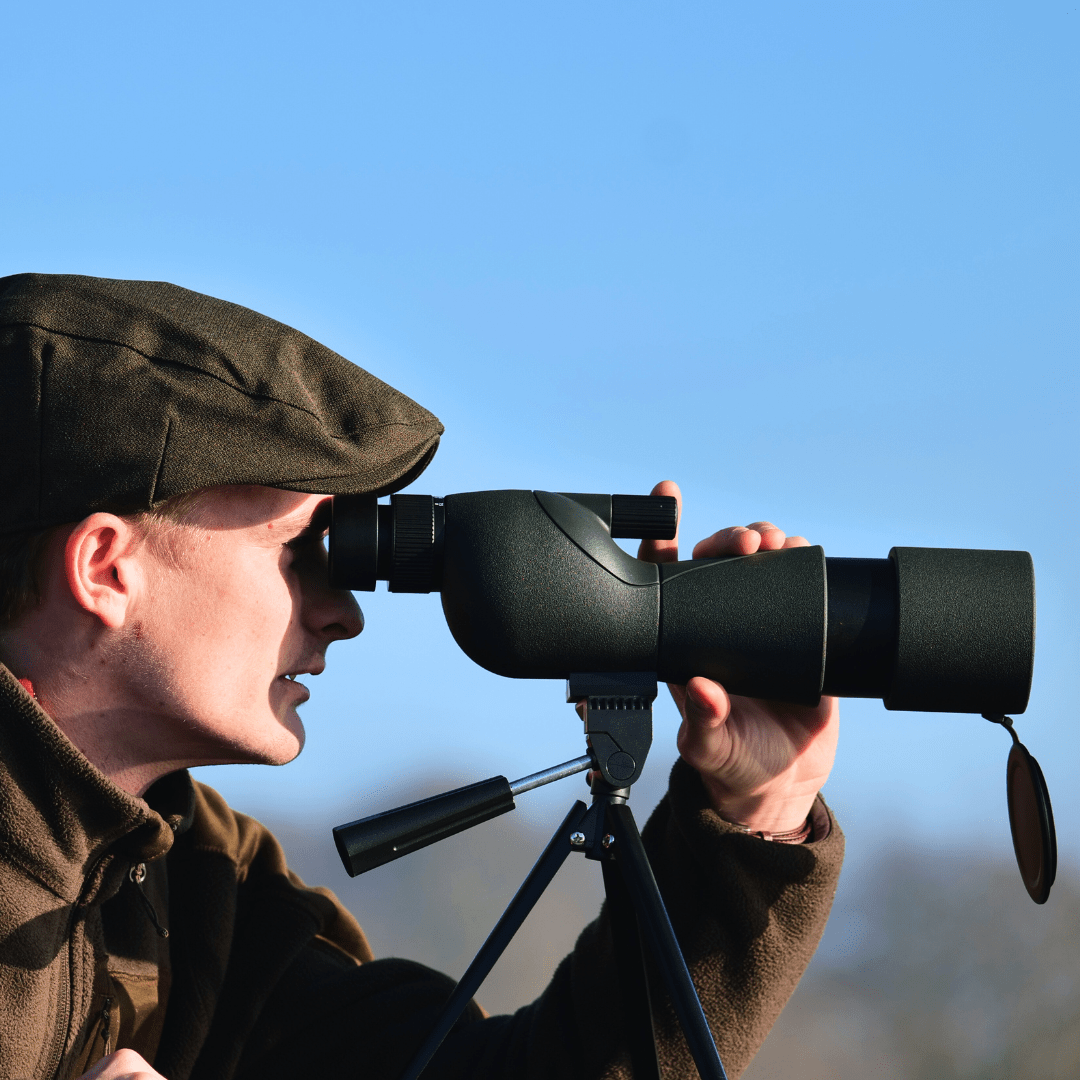 Carvallo – Zoomspottinghuvud med 25–75x förstoring och bred 60 mm lins Carvallo