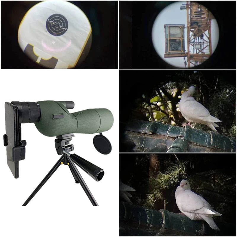 Carvallo – Zoomspottinghuvud med 25–75x förstoring och bred 60 mm lins Carvallo