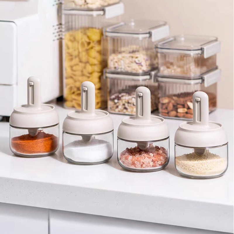 Justerbar kryddburk – lufttät dispenser med integrerad sked för enkel mätning MILA Sverige