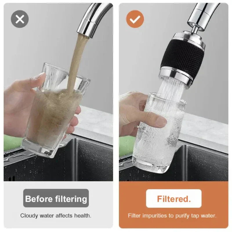 Carvallo - Snurrbar multifunktionskranfilter Carvallo