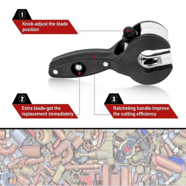 Carvallo - Ratchenschneider för rör Carvallo