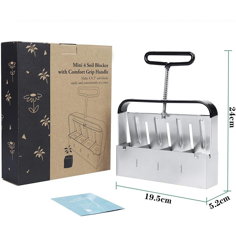 Carvallo - Manuell klumpbildare, markblockerare, trädgårdsverktyg för sådd Carvallo