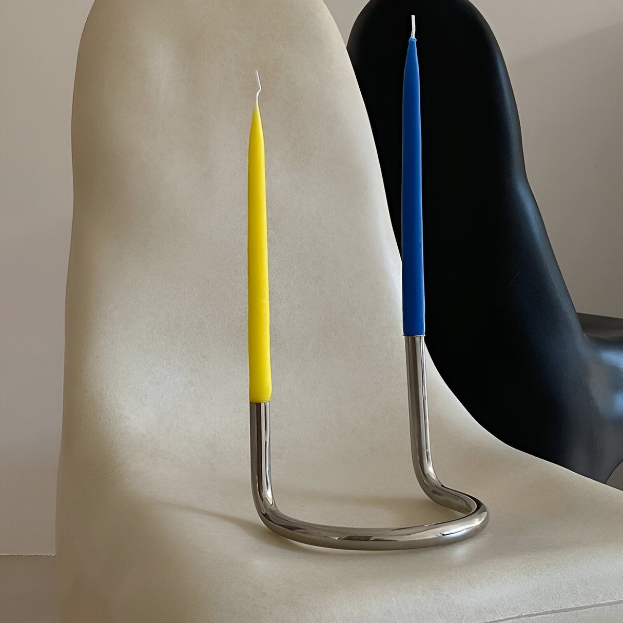 Stainless Steel U-Formad Kandelaberhållare Carvallo