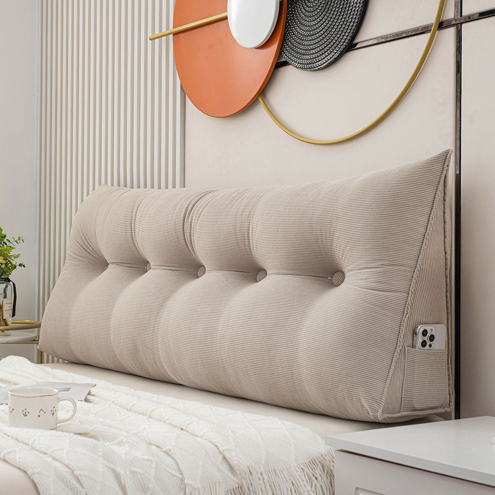 Royelux Vattentät Wedge Kudde - Ergonomiskt Stöd för Inomhus- och Utomhusbruk Carvallo