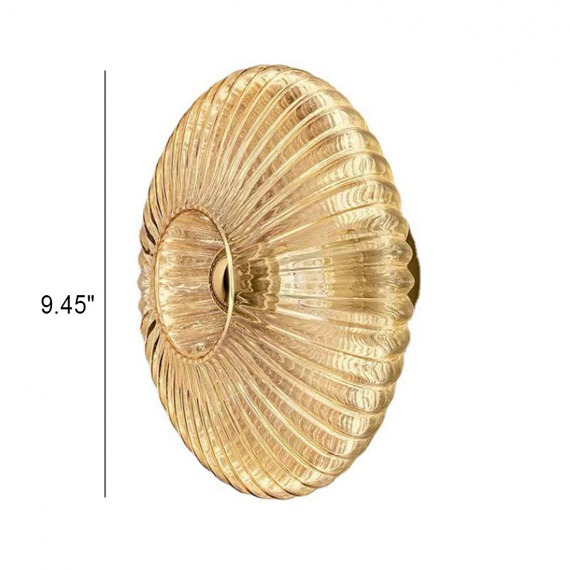 Vägglampa Vintage Glasdom Sconce Carvallo