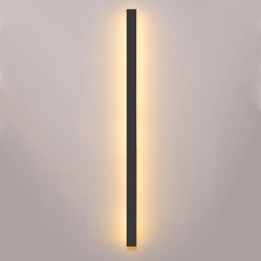 Utomhus Vägglampa Svart Aluminium LED Armatur Carvallo