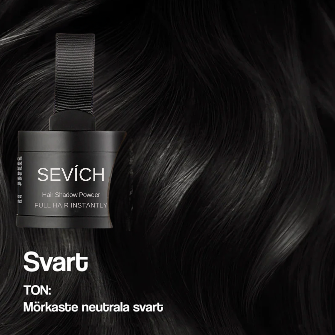 Sevich HairFusion – Professionell hårfiber för volym och gråhårstäckning-VaruZ-Svart-Hemnix