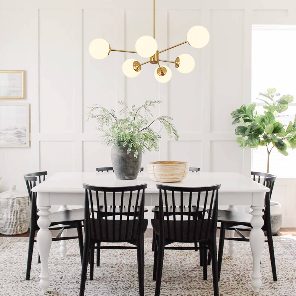 Mid-Century Globe Kandelaber – 6/8/12 Ljus Carvallo