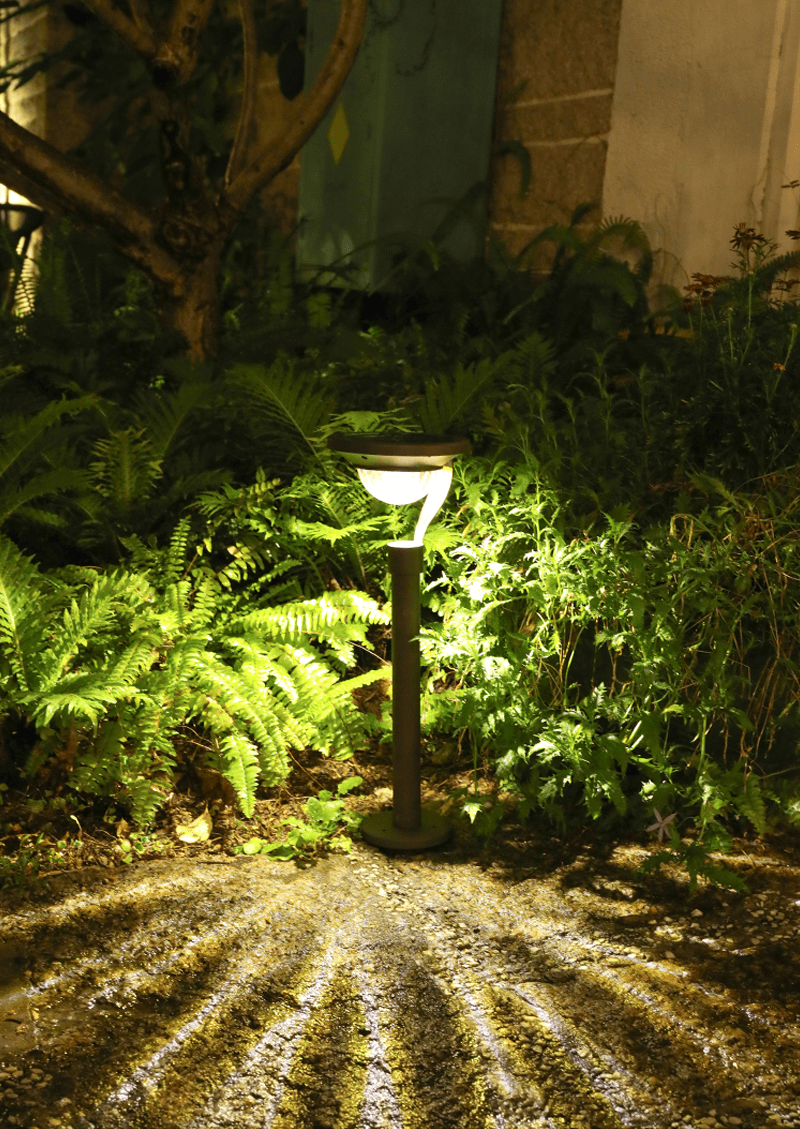 Carvallo Solar Utomhusvägglampa | Intelligent Sensor | Väderbeständig & Energibesparande | Varm- & Kallvit Carvallo