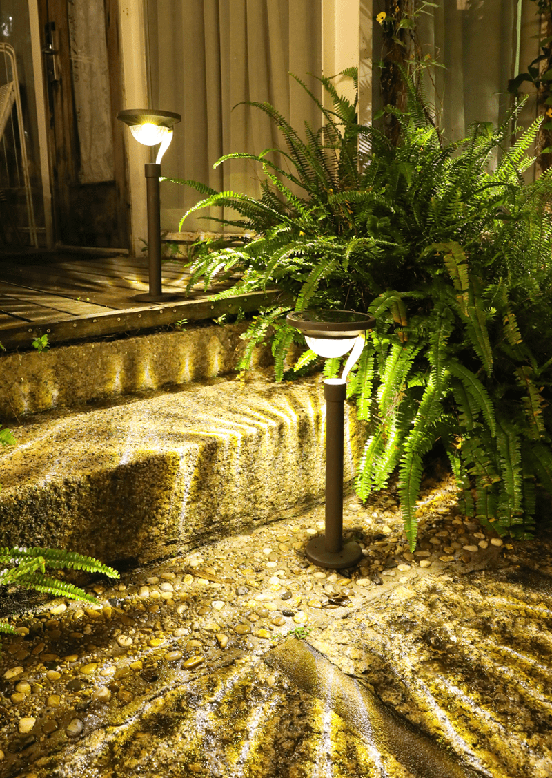 Carvallo Solar Utomhusvägglampa | Intelligent Sensor | Väderbeständig & Energibesparande | Varm- & Kallvit Carvallo