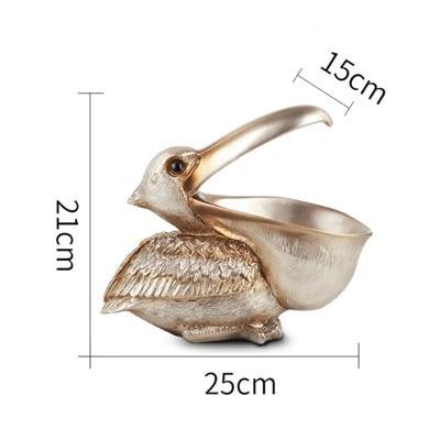 Topika – Skulpterad pelikankorg i harts MILA Sverige