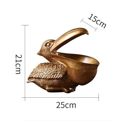 Topika – Skulpterad pelikankorg i harts MILA Sverige