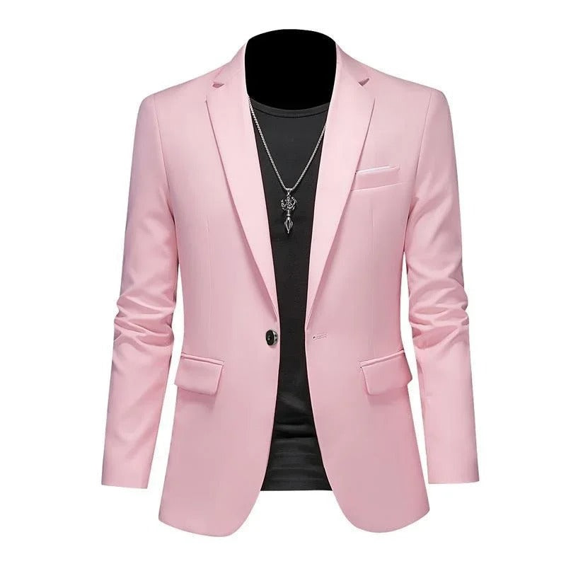 High-end Business Blazer för män-Bellasverige-Rosa-S-Hemnix