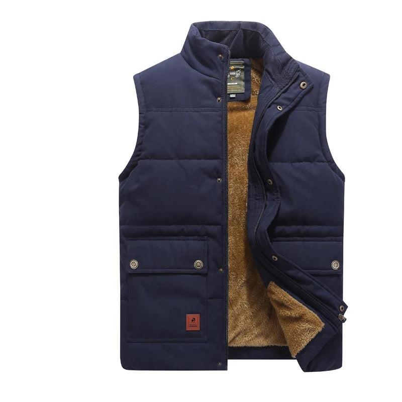 Ärmlös jacka för män-Bellasverige-Blå-M-Hemnix