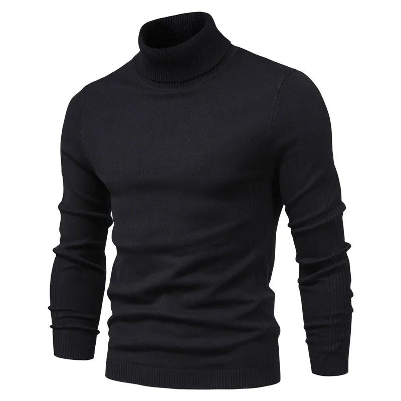 Slim turtleneck tröja för män Bellasverige