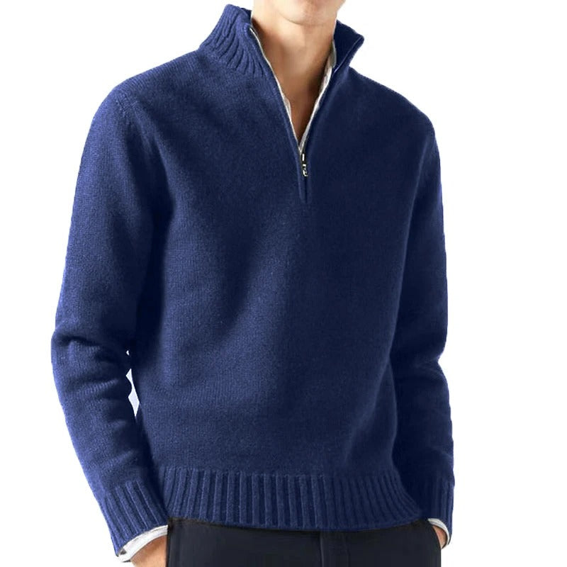 Pullover-tröja för män-Hemnix-Navy-M-Hemnix