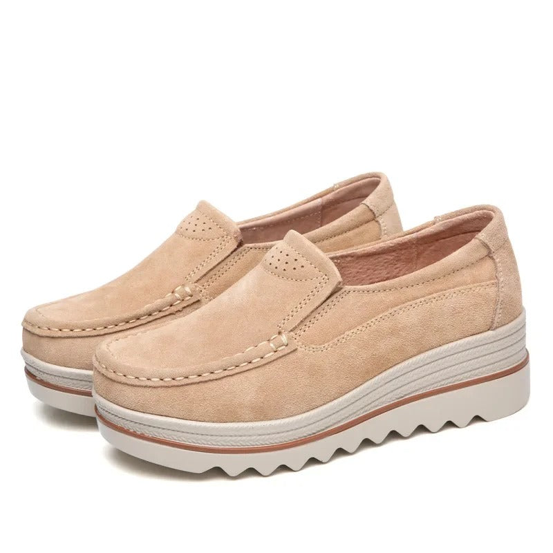 Plattformsskor för kvinnor-Shoes for Women-Hemnix-Beige-35-Hemnix