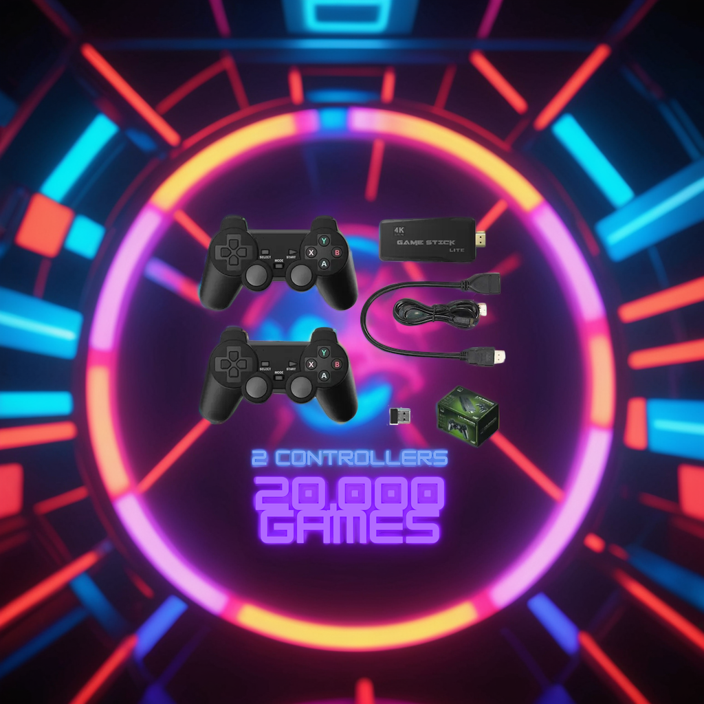 Retro Gaming Console 4K | 20000+ Spel System Carvallo