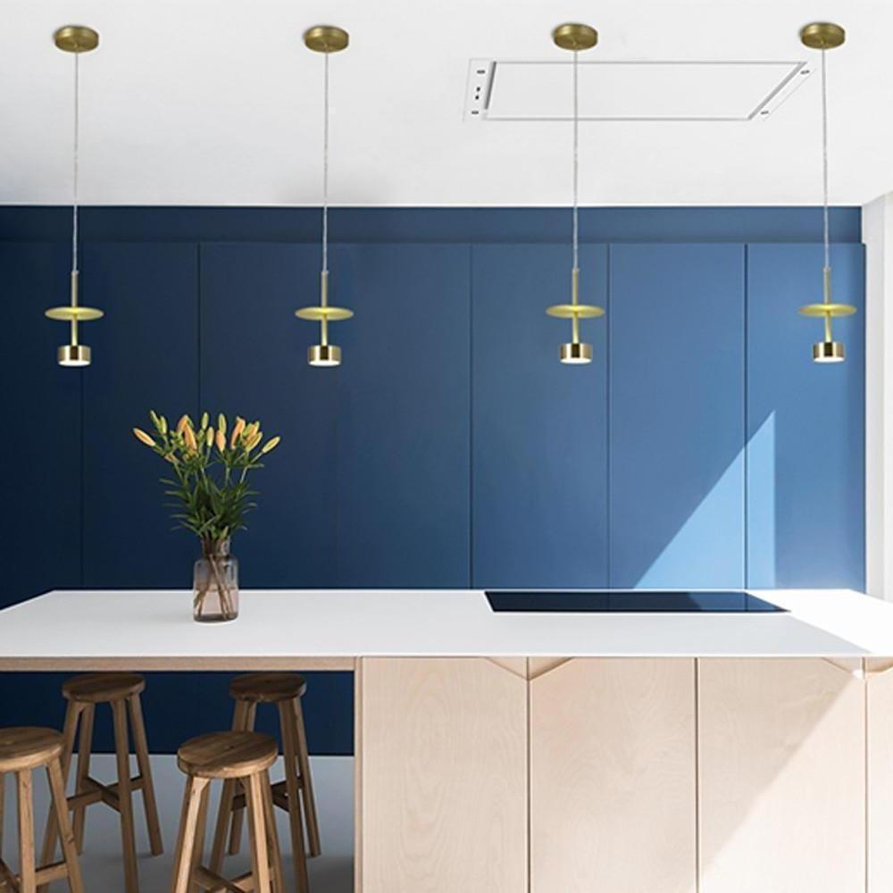 1-lamps metalhänglampa för köksö Carvallo