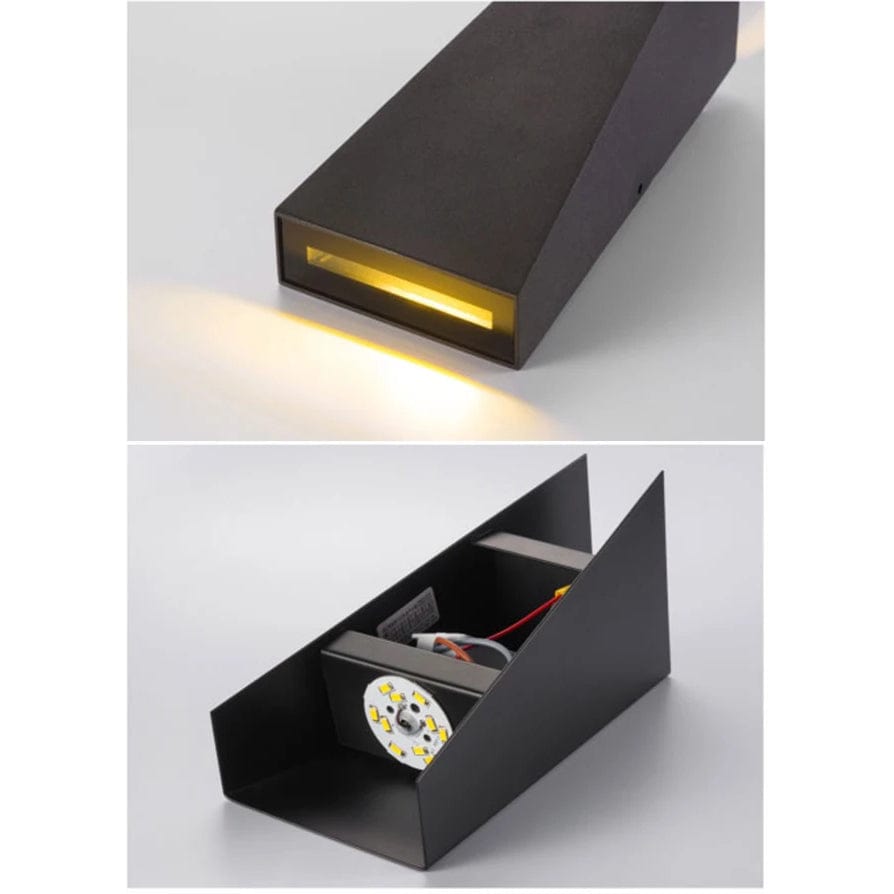 10W Vattentät LED Vägglampa Armatur med Dubbelhuvuden för Inomhus- och Utomhusväggljus Carvallo