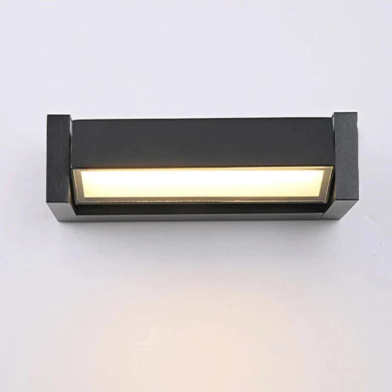 Justerbar utomhusvägglampa, vattentät aluminium utomhusbelysning för trädgård och patio, modern utomhusväggbelysning Carvallo