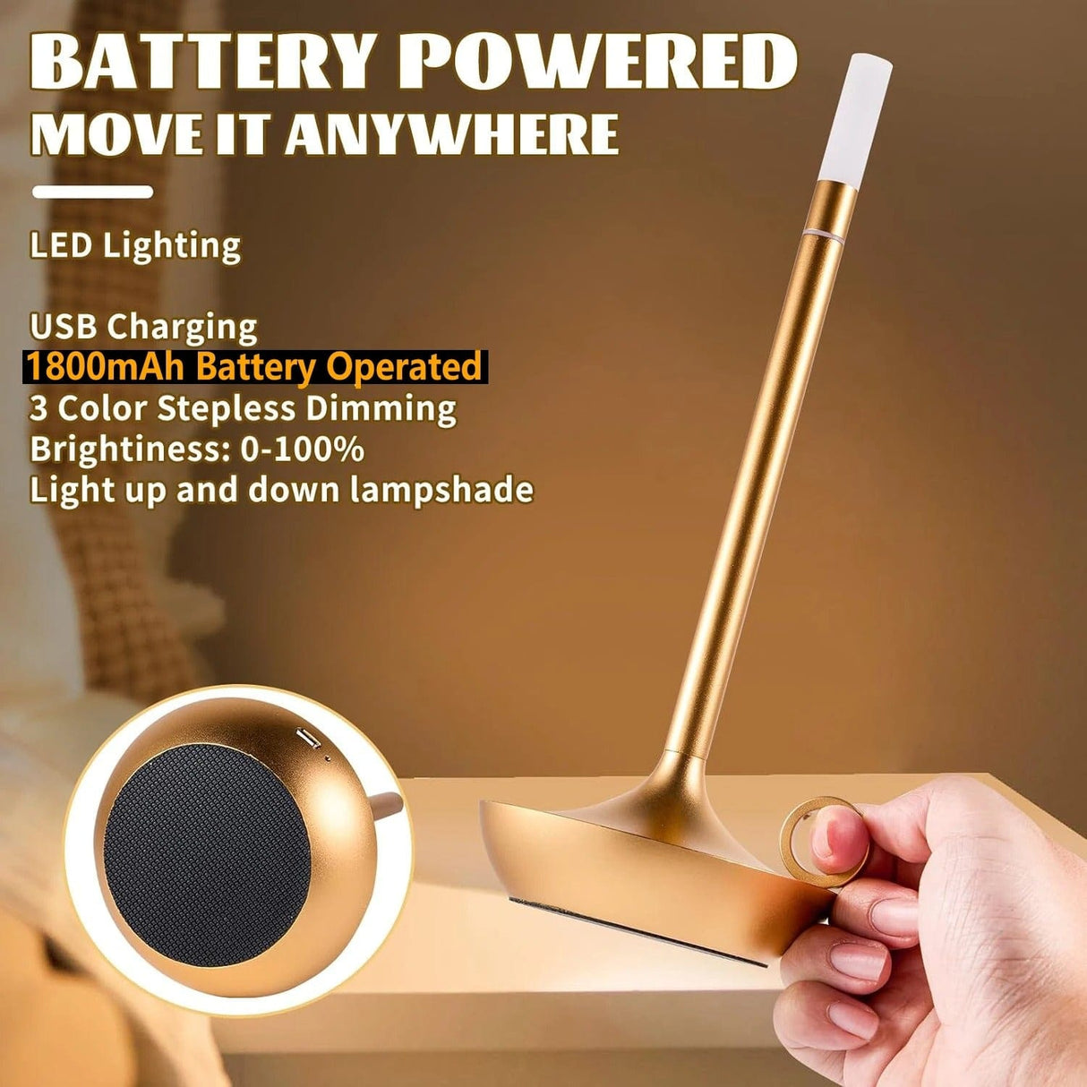 Kandelaber Bordslampa Carvallo