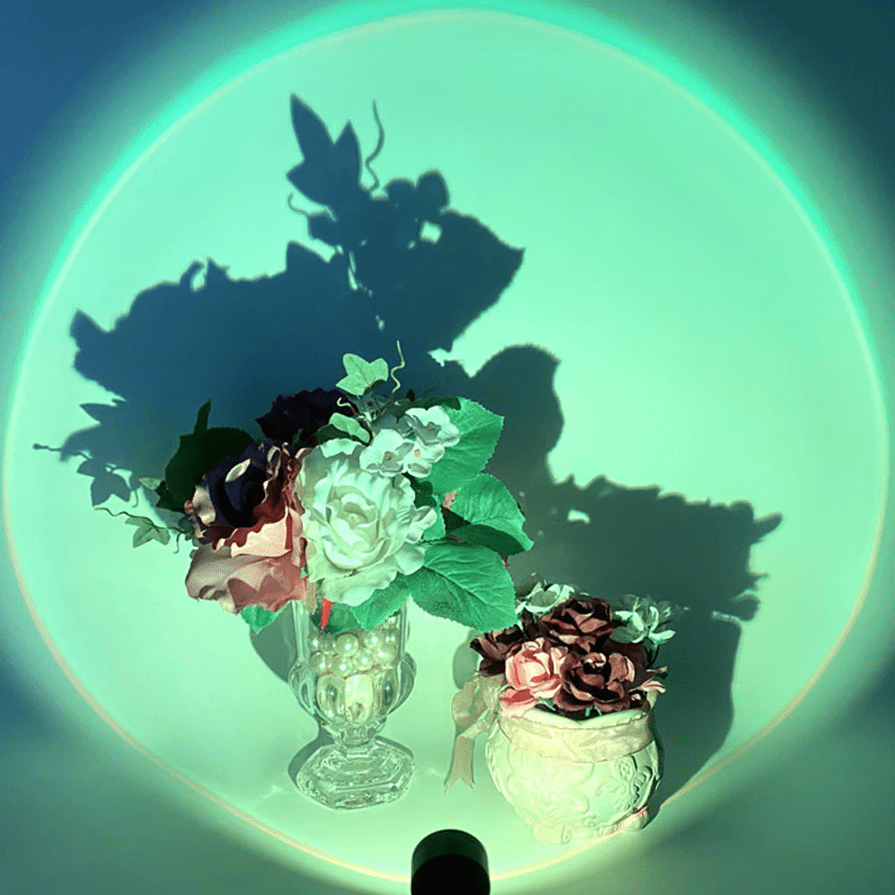 Färgförändrande solnedgångslampa USB-driven Carvallo