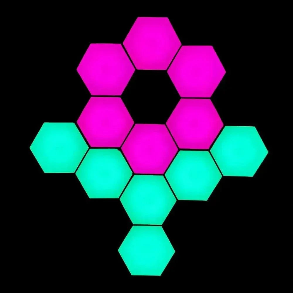 Anpassningsbara LED Hexagon Vägglampor Carvallo