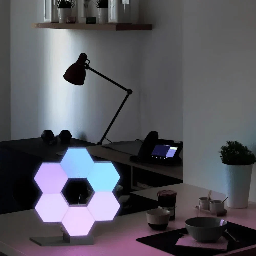 Anpassningsbara LED Hexagon Vägglampor Carvallo