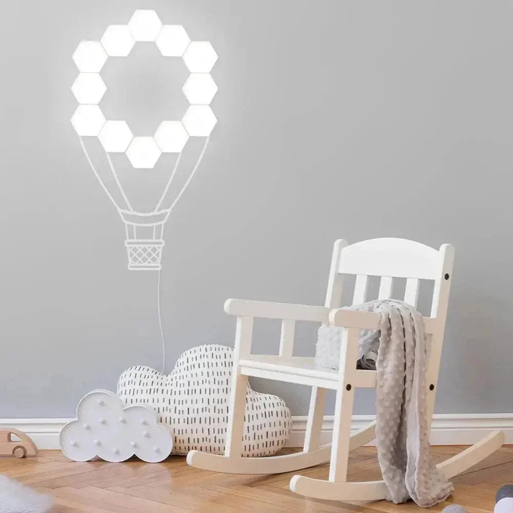 Anpassningsbara LED Hexagon Vägglampor Carvallo