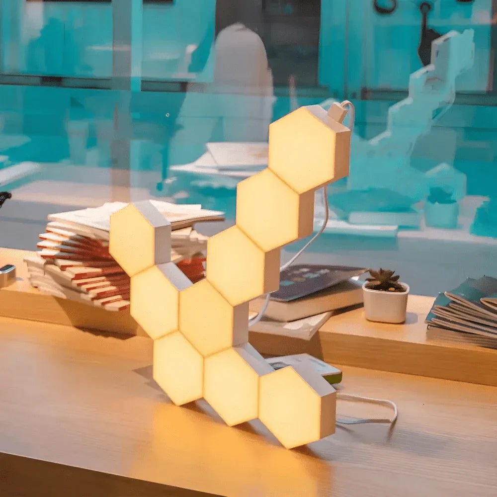 Anpassningsbara LED Hexagon Vägglampor Carvallo
