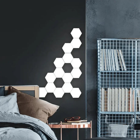 Anpassningsbara LED Hexagon Vägglampor Carvallo