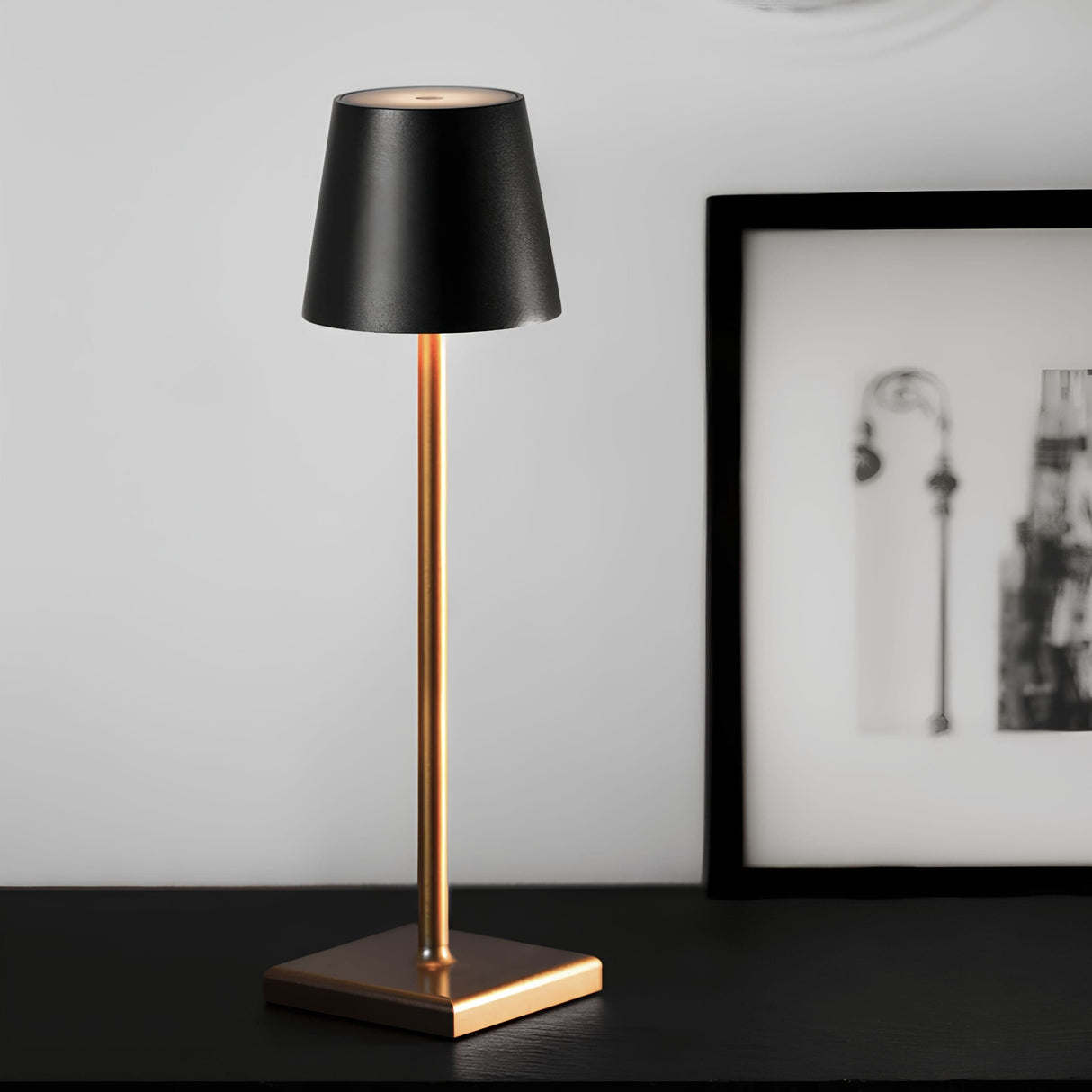 Dimbar Deluxe Uppladdningsbar Bordslampa Carvallo