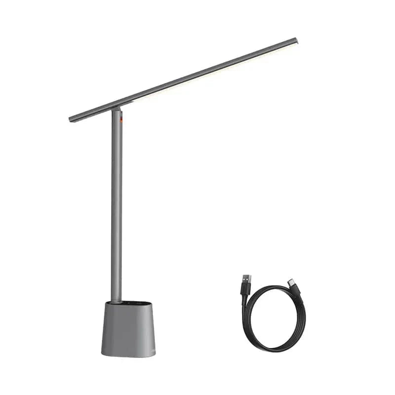 Dimbar Uppladdningsbar LED Skrivbordslampa – Fällbar Design - Smart Anpassningsbar Ljusstyrka - 180° Rotation - Justerbar Färgtemperatur - Ögonskydd Carvallo
