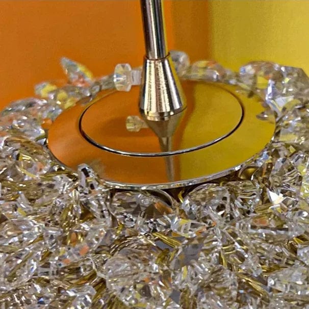 Elegant Kristallkrona Lampa för Sovrum och Bar – Modern Rund Boll Design med Justerbar Upphängningskabel Carvallo