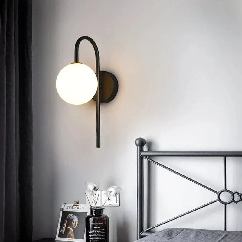 Frosted Glass LED Vägglampor Carvallo