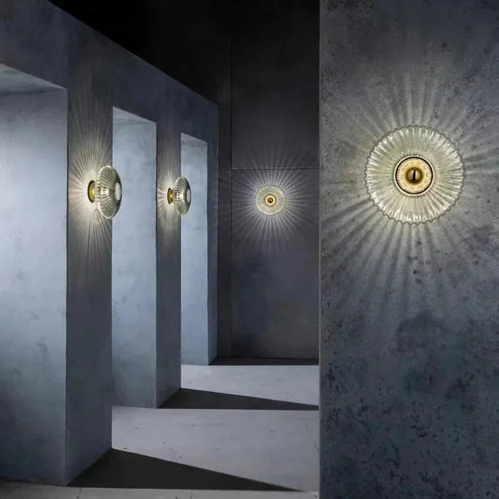 LED Glas Väggsconce Carvallo