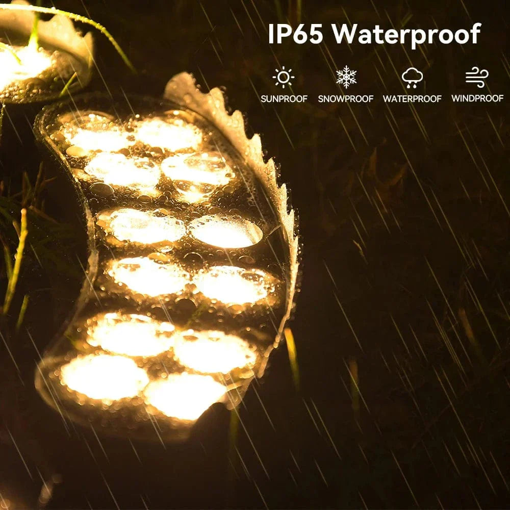 LED Utomhus Spotlights Med Spikfäste – IP65 Klassad - RGB - Aluminium - Trädgårdslandskapsbelysning - 12W - Hållbar och Väderbeständig Carvallo