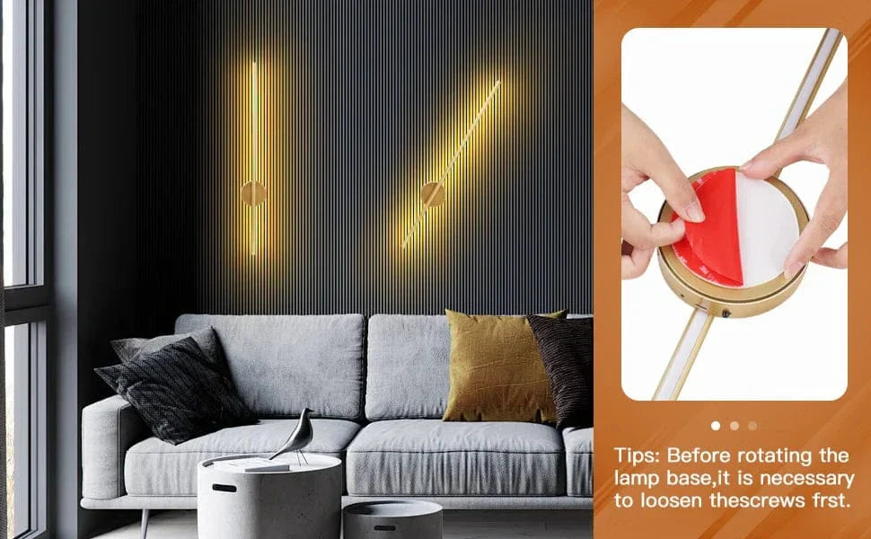 LED Uppladdningsbar Vägglampa Carvallo