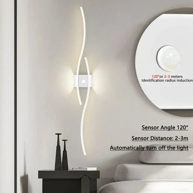 LED Väggregal PIR Rörelsesensor Carvallo