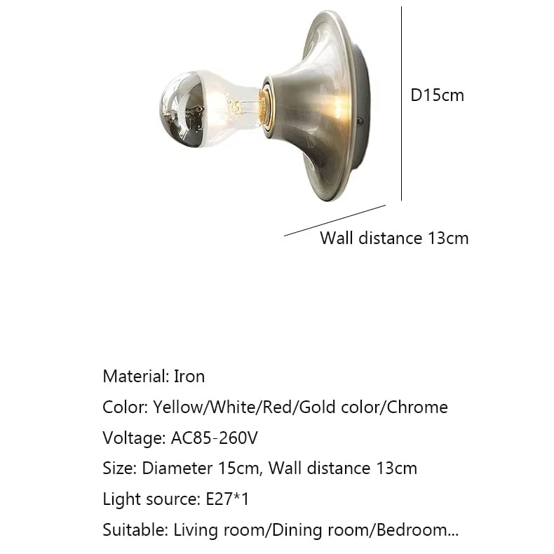 LED Vägglampa – Väggmonterad Dekorativ Armatur – Nordisk Design - Varm Vit - Inomhusbruk - Energihushållande - Hållbar Metall och Akryl Carvallo