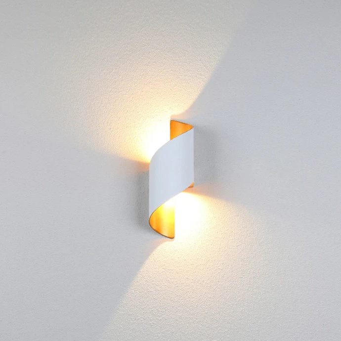 LED Vägglampa Med Modernt Spiraldesign - Vattentät - Inomhus/Utebruk - 10W - Aluminiumkonstruktion - IP65 Klassad Carvallo