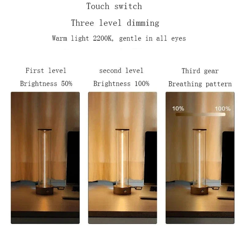 Magnetisk sugljus med tre ljusstyrkenivåer Carvallo